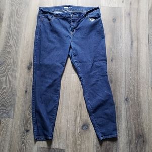 Plus Size Old Navy Super Skinny Blue Jeans